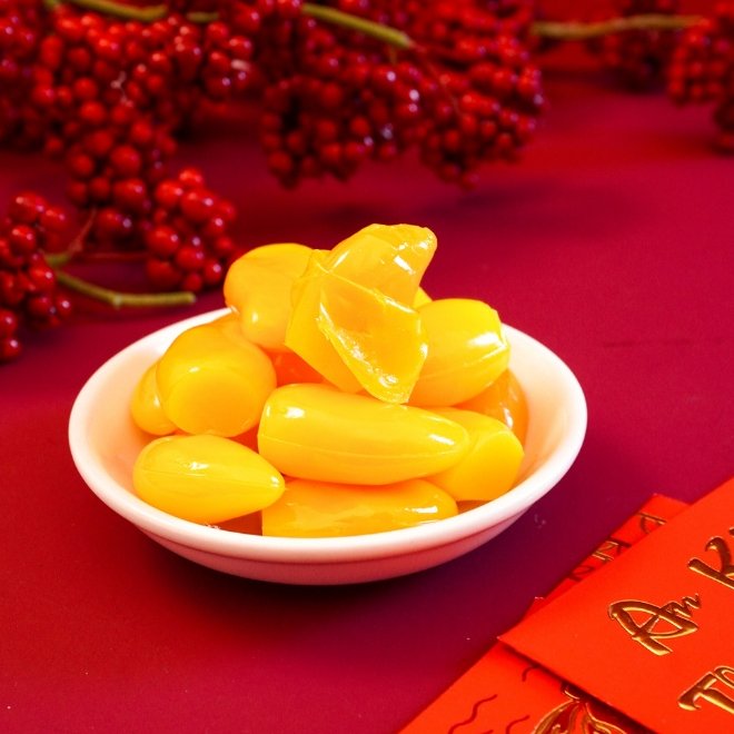 Đĩa kẹo dẻo xoài bóc vỏ Đại Long