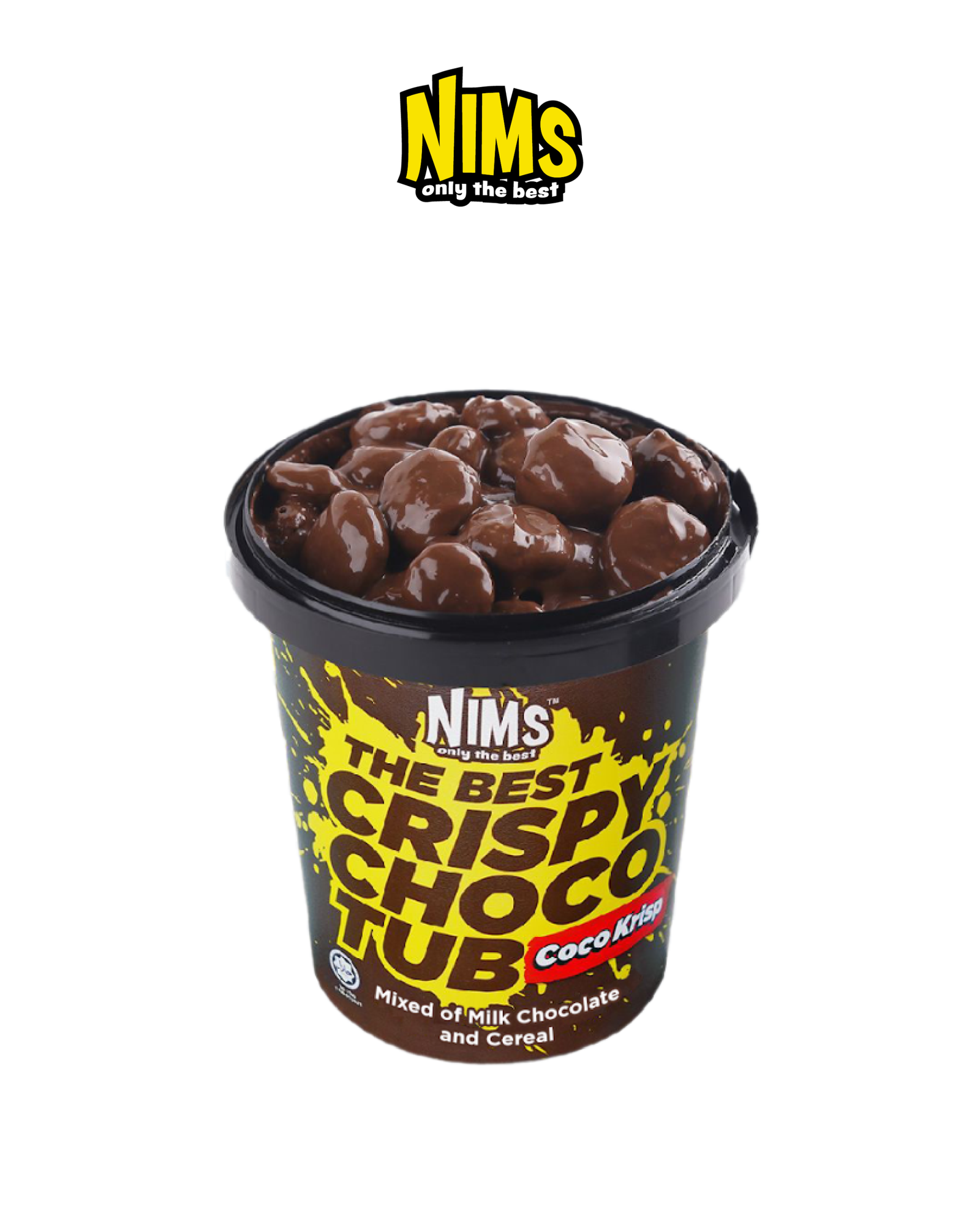Socola Sữa Nims giòn tan chảy Hạt tròn lớn Coco Krisp Ly 250g