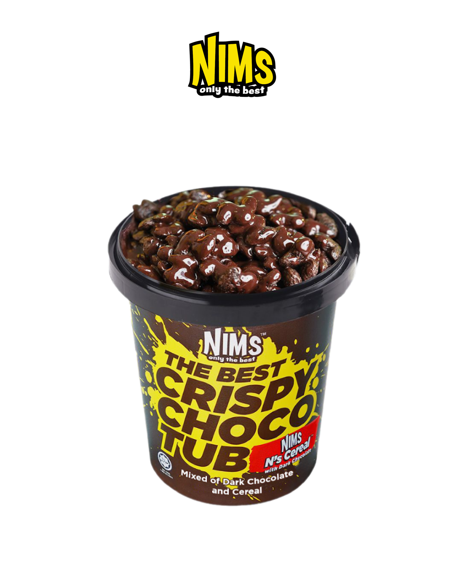 Socola Đen Nims giòn tan chảy Hạt chữ N Cereal Ly 250g